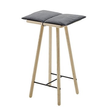 Skagerak Georg bar stool, low, oak