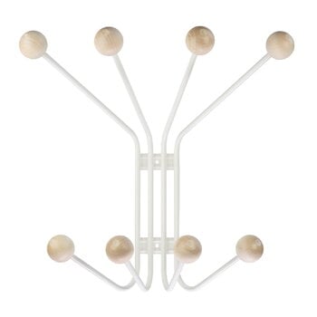 Wall coat racks, Bill coat rack, S, white, White