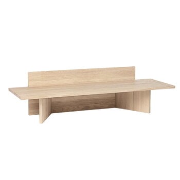 ferm LIVING Oblique bench, oak
