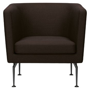 Vitra Suita Club armchair, basic dark - black/brown