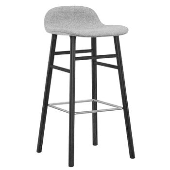 Normann Copenhagen Form bar stool, 75 cm, black oak - Synergy 16