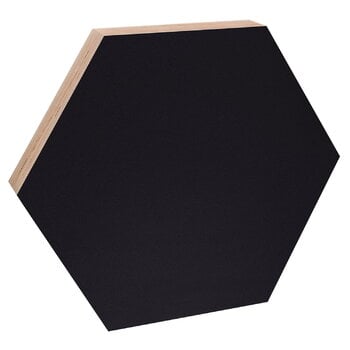 Kotonadesign Noteboard hexagon, 52,5 cm, black