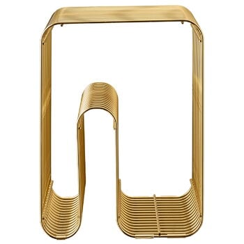 Stools, Curva stool, gold, Gold