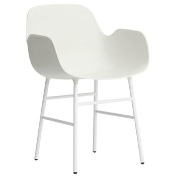 Normann Copenhagen Form armchair, white steel - white