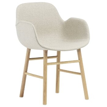 Normann Copenhagen Form käsinojallinen tuoli, tammi - Main Line Flax 20