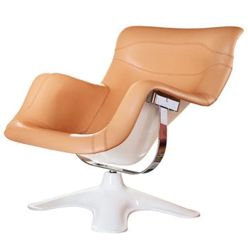 Artek Karuselli lounge chair, nougat - white