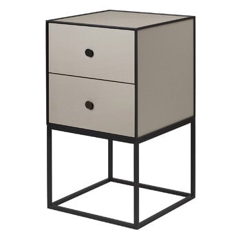 Audo Copenhagen Frame 35 sideboard with 2 drawers, sand