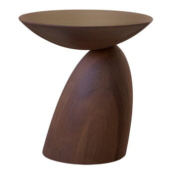Eero Aarnio Originals Wooden Parabel Tisch, klein, Nussbraun