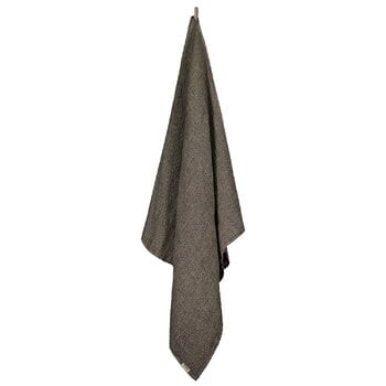 Roots Living Waffle bath towel, 85 x 160 cm, charcoal