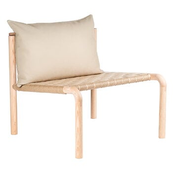 Fauteuils, Chaise large Kaski, frêne, Naturel