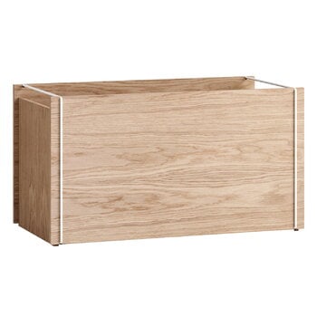 Moebe Storage Box, oak - white