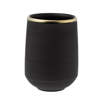 Vaidava Ceramics Eclipse Gold mugg 0,3 l, svart - guld