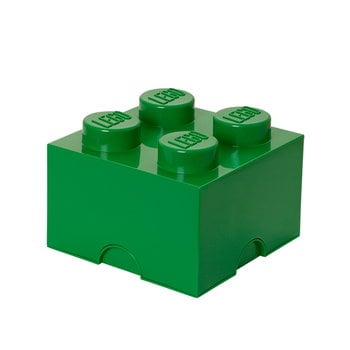 Room Copenhagen Contenitore Lego Storage Brick 4, verde