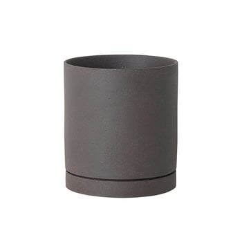 ferm LIVING Sekki pot, M, charcoal