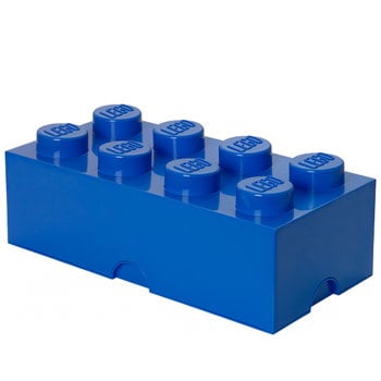 Room Copenhagen Contenitore Lego Storage Brick 8, blu