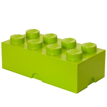 Room Copenhagen Lego Storage Brick 8, vert citron