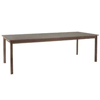 Dining tables, Patch HW2 table, 240 cm, smoked oak - grey laminate, Gray