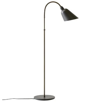 Lampadaires, Lampadaire Bellevue AJ7, gris pierre - laiton bronze, Gris