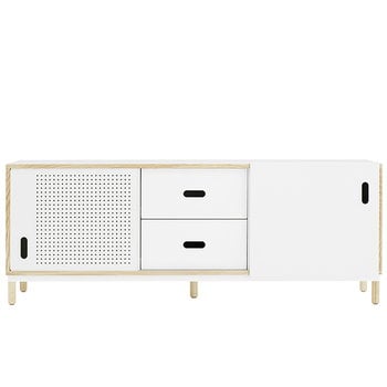 Sideboards & dressers, Kabino sideboard with drawers, white, White Sideboards & dressers, Kabino sideboard with drawers, white, White
