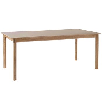 &Tradition Patch HW1 table, 180 cm, white oiled oak - beige laminate