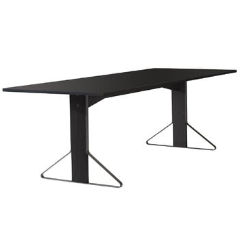 Artek Kaari REB 001 Tisch, schwarzes Linoleum/schwarze Eiche
