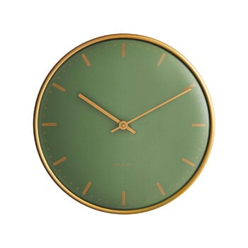 Georg Jensen Henning Koppel wall clock, 22 cm, green | Finnish