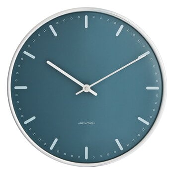 Arne Jacobsen AJ Bankers wall clock 29 cm, black | Finnish Design Shop
