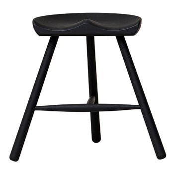 Form & Refine Shoemaker Chair No. 49 stool, black beech