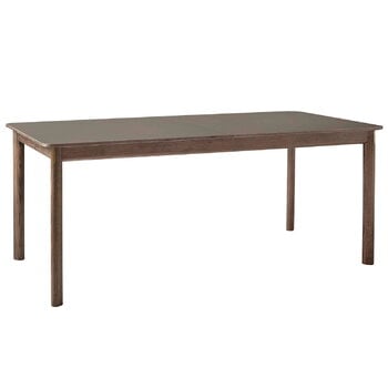 &Tradition Table Patch HW1, 180 cm, chêne fumé - stratifié gris