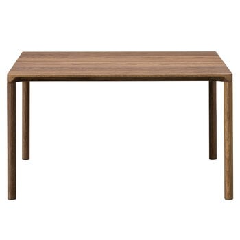 Fredericia Piloti coffee table, 75 x 75 cm, smoked oak