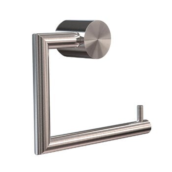 Toilet paper holders, Nova2 toilet paper holder 1, brushed steel, Silver