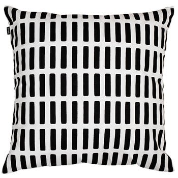 Housses de coussin, Housse de coussin Siena, 50 x 50 cm, noir - blanc, Noir et blanc