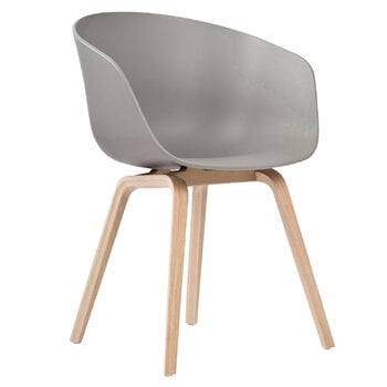 HAY About A Chair AAC22 Stuhl, Eiche lackiert – Grau