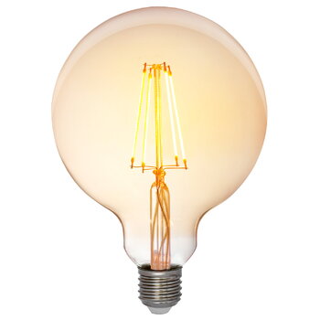 Airam LED Decor Amber Globe G125 lamppu 5W E27 250lm, himmennettävä