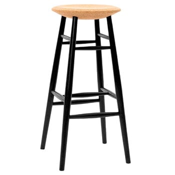 Hem Drifted bar stool, 75 cm,  light cork - black