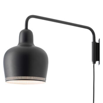 Artek Aalto wall lamp A330S "Golden Bell", black