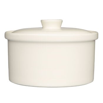 Iittala Teema pot with lid, 2,3 L, white