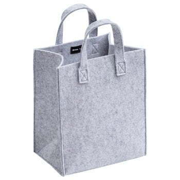 Iittala Meno home bag, 35 x 30 cm, grey recycled