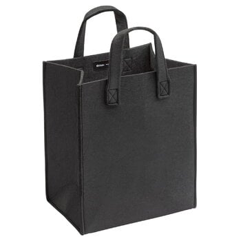 Iittala Meno home bag, 35 x 30 cm, black recycled