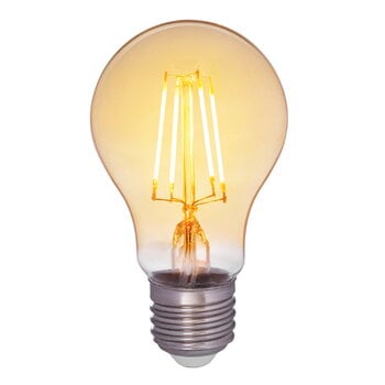 Airam LED Decor Amber standard bulb 4,5W E27 360lm, dimmable