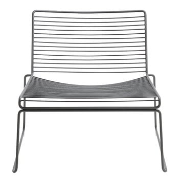 HAY Hee lounge chair, asphalt grey, product image