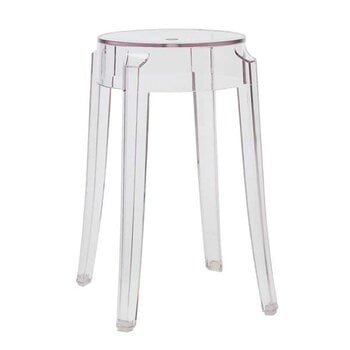 Kartell Charles Ghost stool, 46 cm
