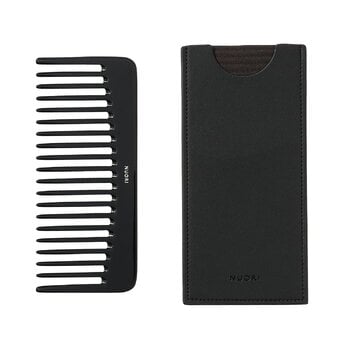 Combs & brushes, Detangling comb, black, Black