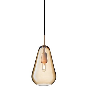 Pendant lamps, Anoli 1 pendant, medium, gold, Gold