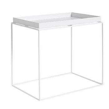 HAY Tray table rectangular, white