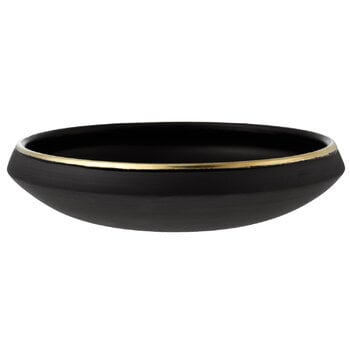 Bowls, Eclipse Gold bowl 0,7 L, shallow, black - gold, Black