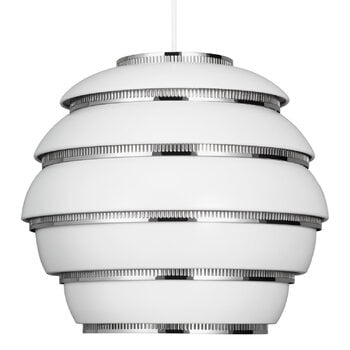 Pendellampor, Aalto pendellampa A331 ”Beehive”, vit - krom, Vit