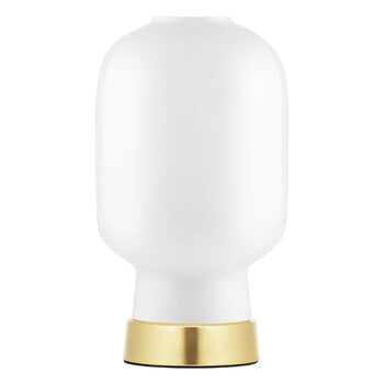 Normann Copenhagen Lampe de table Amp, blanc - laiton