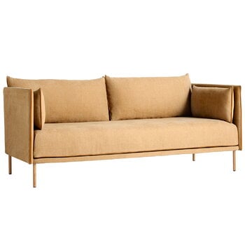 HAY Silhouette soffa 2-sits, Linara 142/Silk, cognac - oljad ek