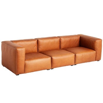 HAY Sofa Mags Soft, 3-Sitzer, Comb.1 hohe Armlehne, Sense 0250